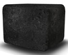 Black Rock Cube Chair