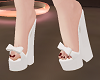 Bow White Sandals