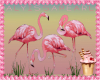 Pastel Summer Flamingos