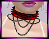 Dp Witches Choker Red