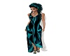 *Ney* Drape Gown Teal