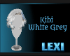 Kibi White Grey