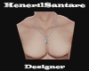 HS-Letter A Necklace Man