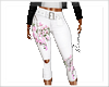 jeans motif blanc RL