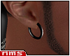 NMS- Black Earring L