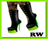 FRENZY boots green RW