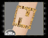 golden fendi bracelet[L]