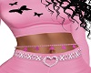 pink butterfly belly cha