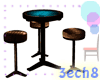 Club Table with 3 Stools