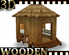 Wooden Hut with Poses