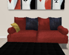 Red Loveseat