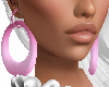 Pink Earrings + Braclets