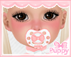 [Pup] Pink Bow Pacifier