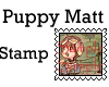 Puppy Matt Stamp