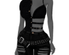 Black M-PANTS TOP