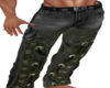 black jeans and chaps