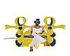 Lapis&Gold Ankh Throne