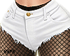 White Shorts + Stockings