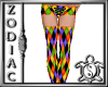 Rainbow Harlequin shorts