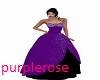 purpleback prom dress