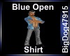 [BD] Blue Open Shirt