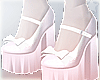 kawaii pink doll heels