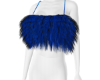 royal blue feather top