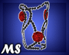 MS Lilith Armbands Red