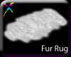 ! fur rug white