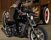 BLACK MOTORBIKE