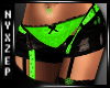 Neon Green Lacey Shorts