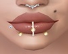 xGx Gold Lip Piercing