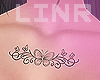 Chest Tattooed Butterfly