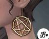 Be Pentagram Earrings