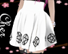 pentacle skirt white