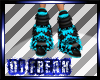 MAMI BLUE MONSTER BOOTS