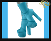Blue Clasp Boots