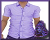 Purple Buttoned Shirt M
