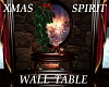 Xmas Spirit Wall Table