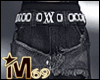M69 Black Baggy Pants