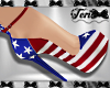 USA Flag Stiletto Heels