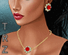 TRZ- Red Gown Necklace