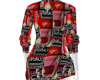 Versace red blazer