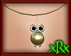 Owl Necklace Onyx