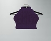 F.F Purple Knit Top