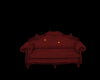 Burnt red couch