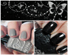 Black & Gray Nails *6*