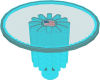 USA Oblong Table Teal