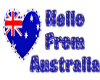 Austrailia Flag Sticker