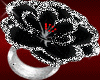 Diamond Petal Rose Ring